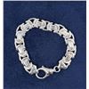 Image 2 : Sterling Silver Byzantine Link Bracelet