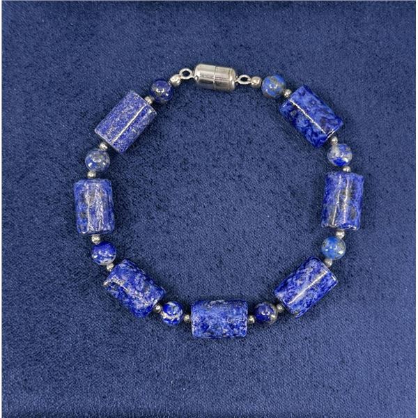 Lapis Lazuli Beaded Bracelet