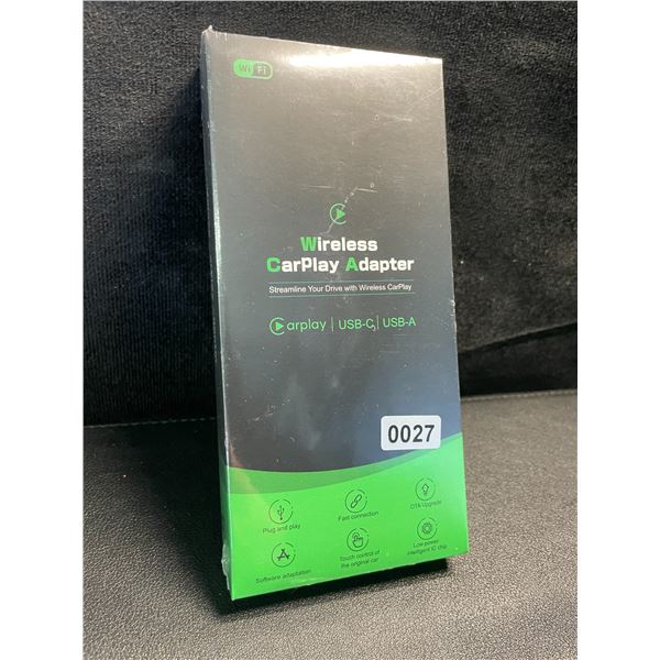 1 Wireless CarPlay Adapter - Plug & Play Design; Converts Wired to Wireless CarPlay - New Sealed
