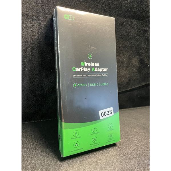 1 Wireless CarPlay Adapter - Plug & Play Design; Converts Wired to Wireless CarPlay - New Sealed