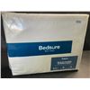 Image 4 : 1 Bedsure 3PC Queen Size Duvet Cover Set (90" x 90") - Linen/Cream Colour - New