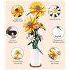 Image 1 : 1 Sunflower "Lego-Style" Building Block Toy Set - 821 PCS - New Sealed