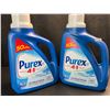 Image 1 : 2 Bottles of Purex Cold Water Liquid Laundry Detergent - 2.03L (50 Loads) Each - New