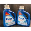 Image 1 : 2 Bottles of Purex Cold Water Liquid Laundry Detergent - 2.03L (50 Loads) Each - New