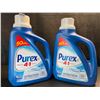 Image 1 : 2 Bottles of Purex Cold Water Liquid Laundry Detergent - 2.03L (50 Loads) Each - New