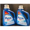 Image 1 : 2 Bottles of Purex Cold Water Liquid Laundry Detergent - 2.03L (50 Loads) Each - New