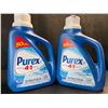 Image 1 : 2 Bottles of Purex Cold Water Liquid Laundry Detergent - 2.03L (50 Loads) Each - New