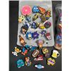 Image 2 : 2 Multi-Packs of Cartoon Croc Shoe Charms (Pokemon, Minions Rugrats, Rick & Morty, etc.) - 130pcs