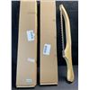 Image 1 : 2 Bread Bow Knives for Slicing Homemade Bread - 15.7" - New in Box