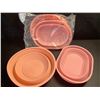 Image 1 : 2 Sets of Silicone Bread Proofing Baskets (2pcs Each) - Includes 10" Oval & 9" Round - Pink - New