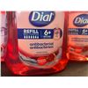 Image 2 : 3 Dial Antibacterial Hand Soap Refills - Pomegranate Tangerine Scent - Large 1.53L Size - New