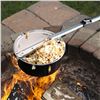 Image 5 : 1 Great Northern Popcorn Pit Popper - Campfrie Firepit Popcorn Popper w/ 2FT Telescoping Arm - New