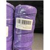 Image 2 : 7 Rolls of Dark Purple Macrame Cord/Cotton Yarn - Approx. 109yards Per Roll - New