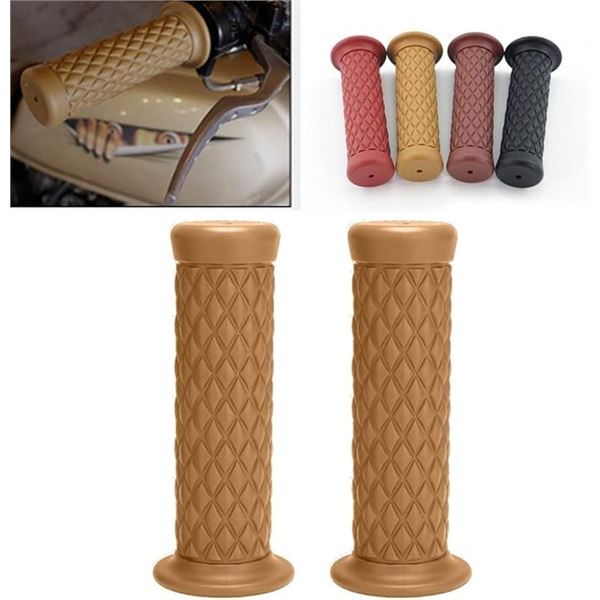 3 Packs of Non-Slip Rubber Comfort Handle Bars for Motorbikes - New