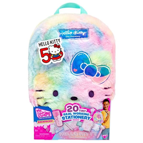 1 Hello Kitty 50th Anniversary Backpack Stationary Set by Real Littles - New!