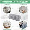 Image 4 : 2 Sets of Dusting/Cleaning Sponge Tools for Cleaning Blinds, Baseboards, Railings - New