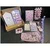 Image 2 : 1 Kuromi Kawaii School Supplies Stationary Gift Set - Brand New