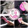 Image 6 : 1 Vioview 21PC Pink Car Cleaning/Detailing Kit w/ Handheld Vacuum, Cleaning Brushes, etc. - New!