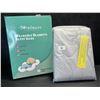 Image 2 : 1 Mosebears Unisex Baby Sleep Sack (Grey; 6-18months) - Super Soft Rayon from Bamboo - New!