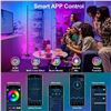 Image 5 : 1 Smart RGB LED Floor Lamp with App & Remote Control + Music Sync Function - New Sealed!