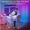 Image 6 : 1 Smart RGB LED Floor Lamp with App & Remote Control + Music Sync Function - New Sealed!