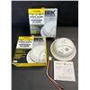 Image 1 : 2 BRK 9120BA Hardwired Smoke Alarms with Battery Backup - Brand New!