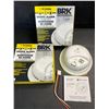 Image 1 : 2 BRK 9120BA Hardwired Smoke Alarms with Battery Backup - Brand New!