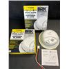 Image 1 : 2 BRK 9120BA Hardwired Smoke Alarms with Battery Backup - Brand New!