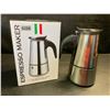 Image 1 : 1 Stainless Steel 2-Cup Espresso Maker - New in Box
