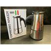 Image 1 : 1 Stainless Steel 2-Cup Espresso Maker/Coffee Pot - New in Box