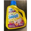 Image 1 : 1 Large Jug of Sunlight Morning Fresh Liquid Laundry Detergent - 4.0L/100 Loads - New