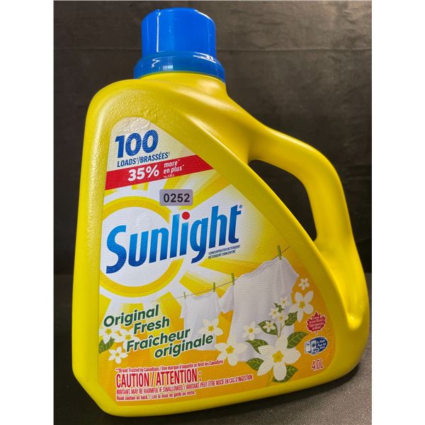 1 Large Jug of Sunlight Original Fresh Liquid Laundry Detergent - 4.0L/100 Loads - New