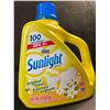 Image 1 : 1 Large Jug of Sunlight Original Fresh Liquid Laundry Detergent - 4.0L/100 Loads - New