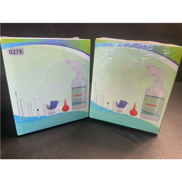 2 Ear Wax Removal Tool Sets - Manual Ear Cleaner/Ear Irrigation Sets - New Sealed