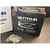 Image 3 : 1 Upstart Factory Activated Sealed Lead-Acid 12V 10Ah Battery/Motorcycle Battery - New Sealed!