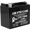 Image 1 : 1 Upstart Factory Activated Sealed Lead-Acid 12V 10Ah Battery/Motorcycle Battery - New Sealed!