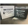 Image 2 : 1 Upstart Factory Activated Sealed Lead-Acid 12V 10Ah Battery/Motorcycle Battery - New Sealed!