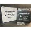 Image 2 : 1 Upstart Factory Activated Sealed Lead-Acid 12V 12Ah Battery; Motorcycle/ATV/Powersport Battery NEW