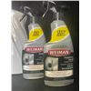 Image 2 : 2 Double-Packs of Weiman Stainless Steel Cleaner & Polish - (4 x 651ml Spray Bottles Total) - New