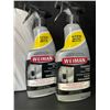 Image 2 : 2 Double-Packs of Weiman Stainless Steel Cleaner & Polish - (4 x 651ml Spray Bottles Total) - New