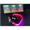 Image 2 : 3 Masbrill LED Light-Up Dog Collars/Safety Collars - Size Small (See Size Chart); Pink - Brand New