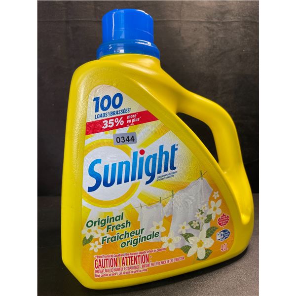 1 Large Jug of Sunlight Original Fresh Liquid Laundry Detergent - 4.0L/100 Loads - New