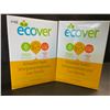 Image 1 : 2 Boxes of Ecover Natural Plant-Based Dishwasher Powder - Citrus - 1.36kg - New Sealed