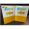 Image 1 : 2 Boxes of Ecover Natural Plant-Based Dishwasher Powder - Citrus - 1.36kg - New Sealed