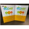 Image 1 : 2 Boxes of Ecover Natural Plant-Based Dishwasher Powder - Citrus - 1.36kg - New Sealed