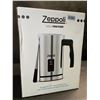 Image 1 : 1 Zeppoli Stainless Steel Electric Milk Frother/Warmer with Dual Density - Brand New!
