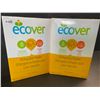 Image 1 : 2 Boxes of Ecover Natural Plant-Based Dishwasher Powder - Citrus - 1.36kg - New Sealed