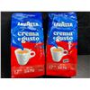 Image 2 : 2 Bags of Lavazza Crema E Gusto Whole Bean Coffee - 340g Each - BB: 30/05/2025