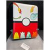 Image 1 : 1 Leather Premium Pokemon Card Storage Binder - Pokeball Design - New