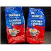 Image 2 : 2 Bags of Lavazza Crema E Gusto Whole Bean Coffee - 340g Each - BB: 30/05/2025
